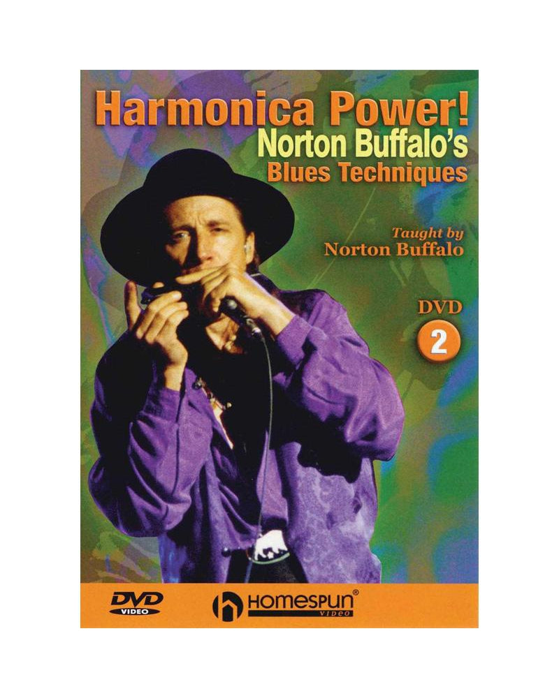 Homespun, DIGITAL DOWNLOAD ONLY - Harmonica Power!: Vol. 2 - Norton Buffalo's Blues Techniques