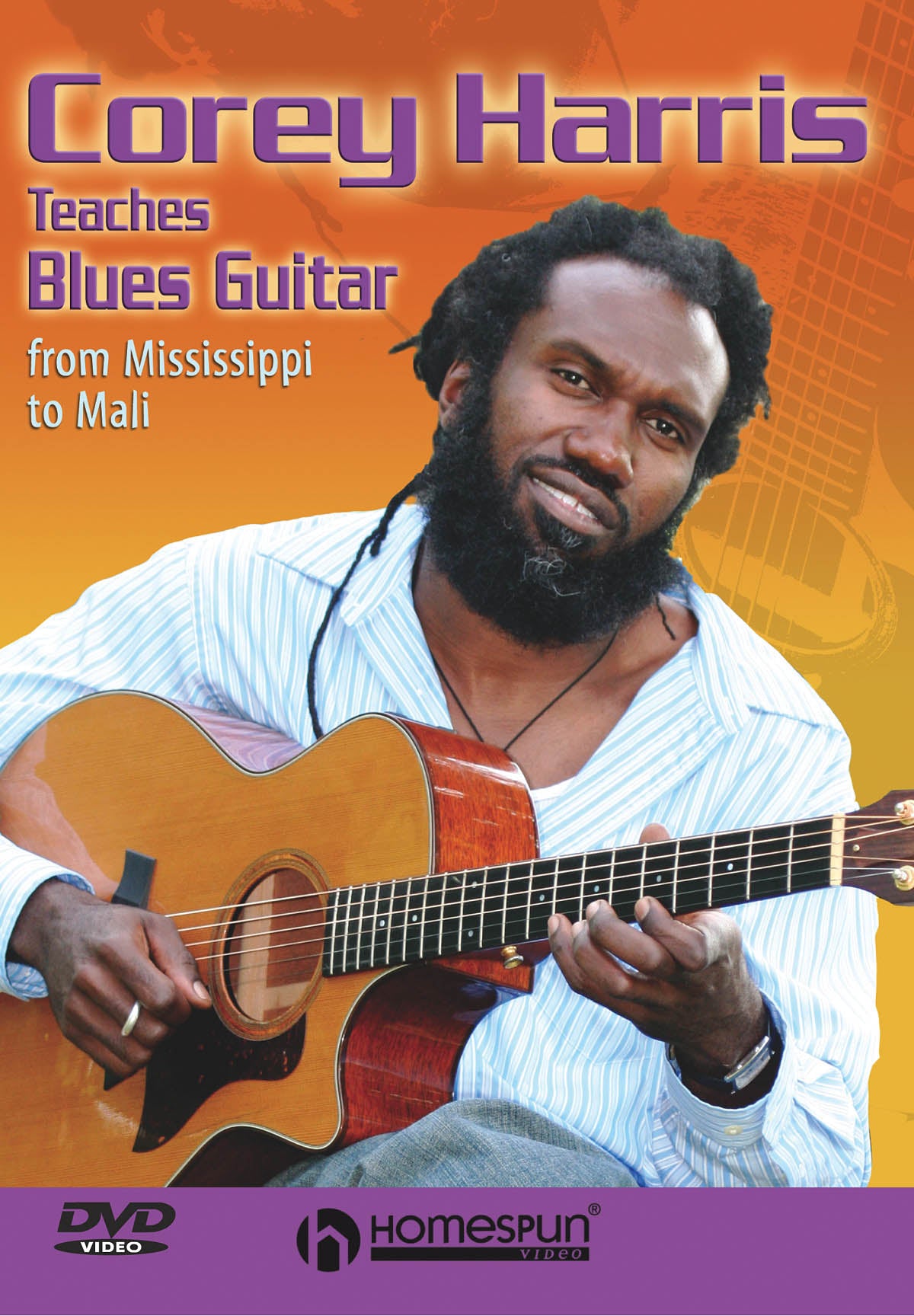 Homespun, DVD - Corey Harris Teaches Blues Guitar - From Mississippi to Mali
