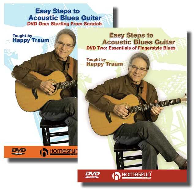 Homespun, DVD - Easy Steps to Acoustic Blues Guitar: Two DVD Set