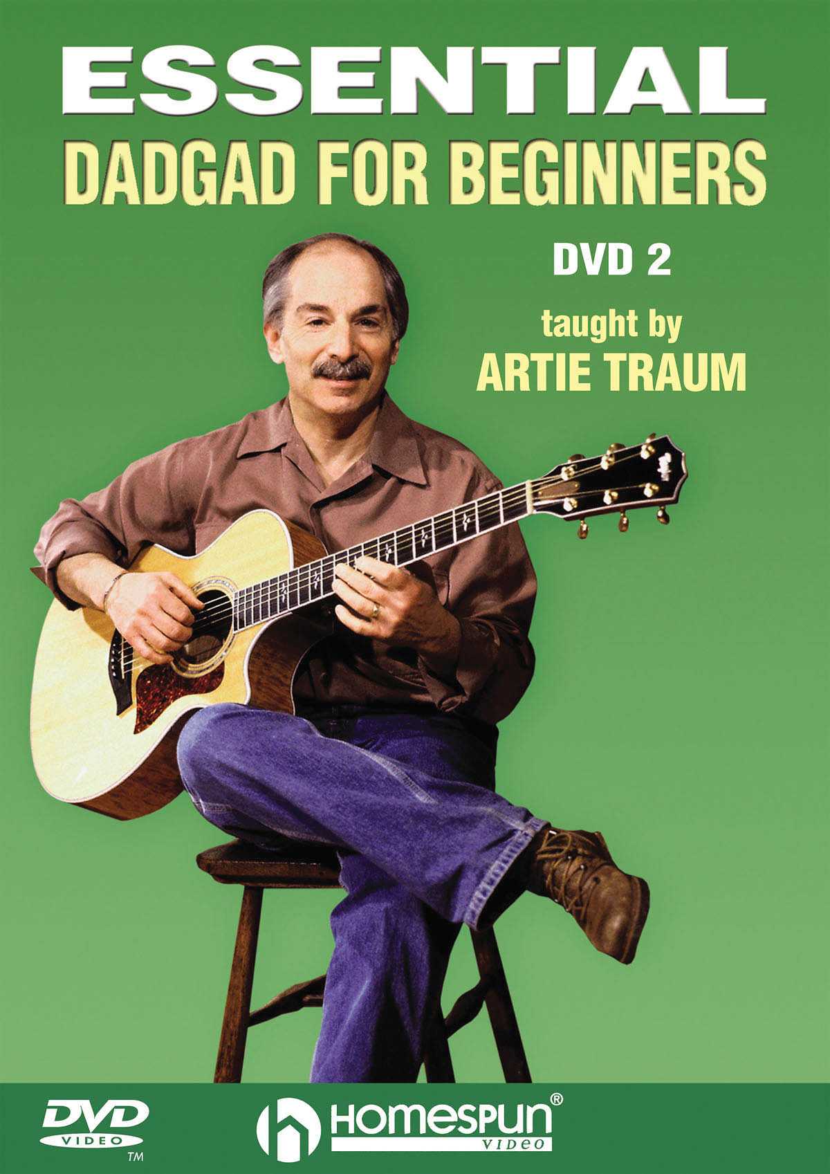 Homespun, DVD - Essential DADGAD for Beginners: Vol. 2 - Arrangements for Mountain Ballads and Blues