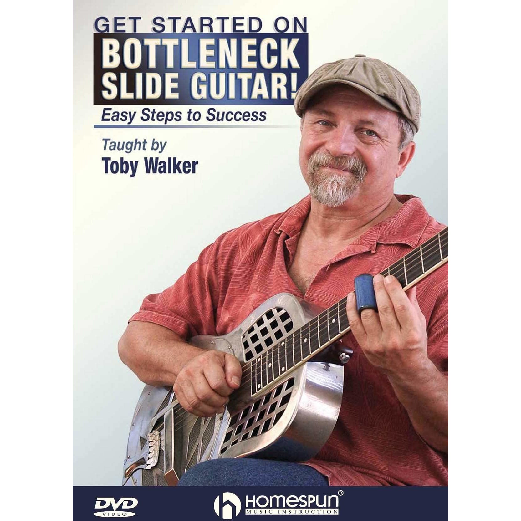 Homespun, DVD - Get Started On Bottleneck Slide Guitar! - Easy Steps to Success