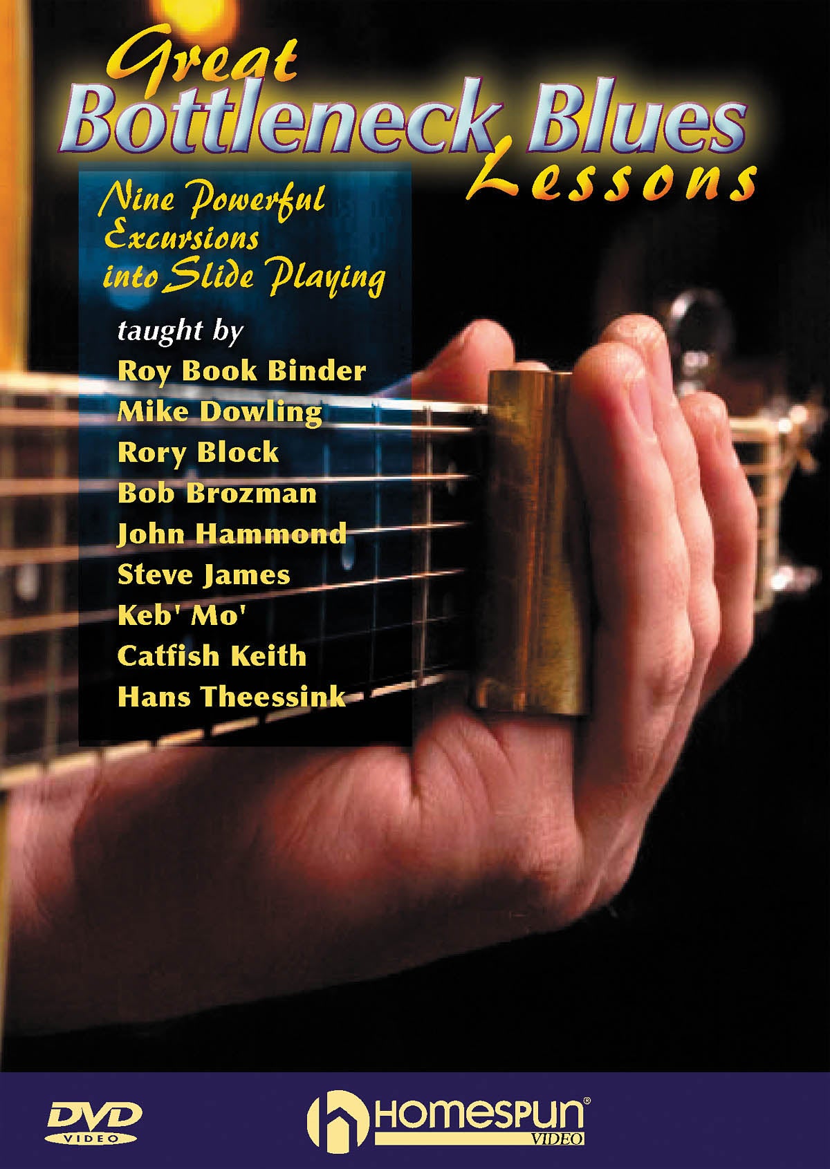 Homespun, DVD - Great Bottleneck Blues Lessons