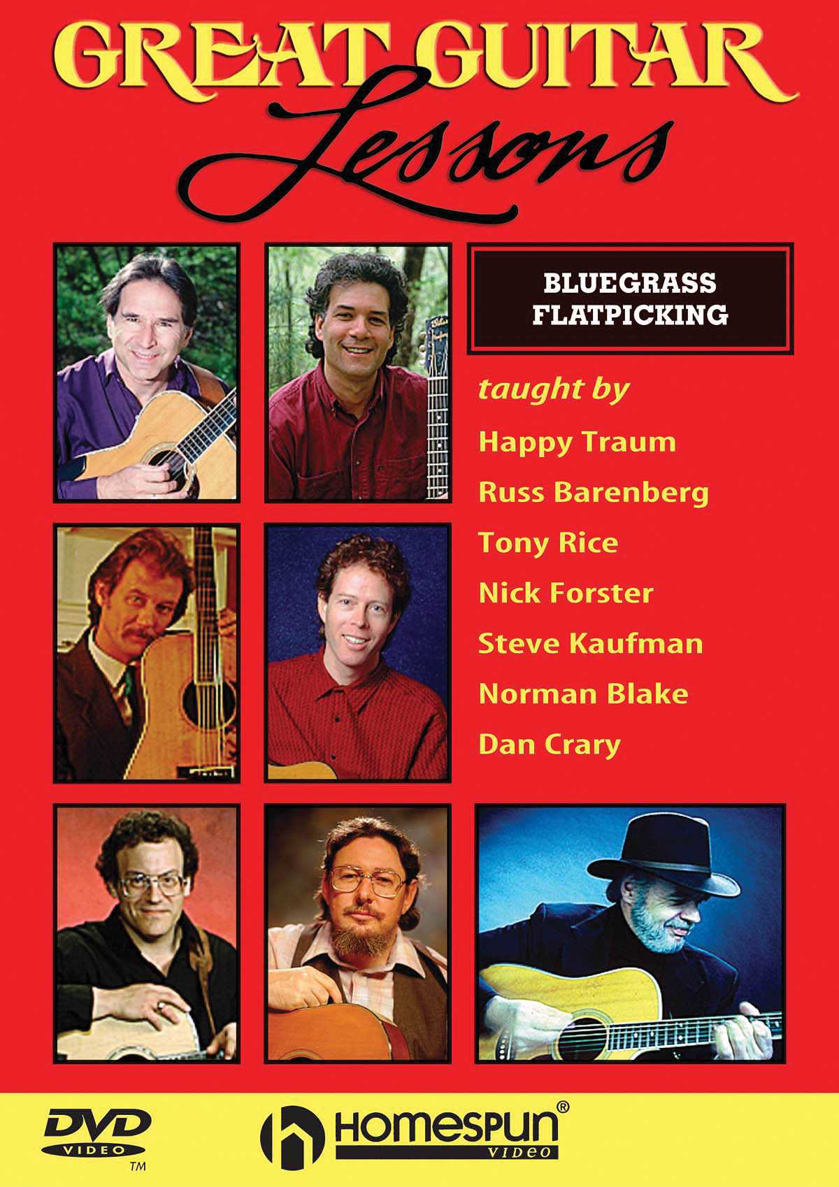 Homespun, DVD - Great Guitar Lessons: Bluegrass Flatpicking