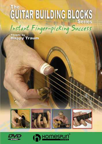 Homespun, DVD - Happy Traum's Guitar Building Blocks: Vol. 3 - Instant Fingerpicking Success