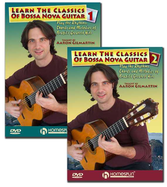 Homespun, DVD - Learn the Classics of Bossa Nova Guitar - Two DVD Set