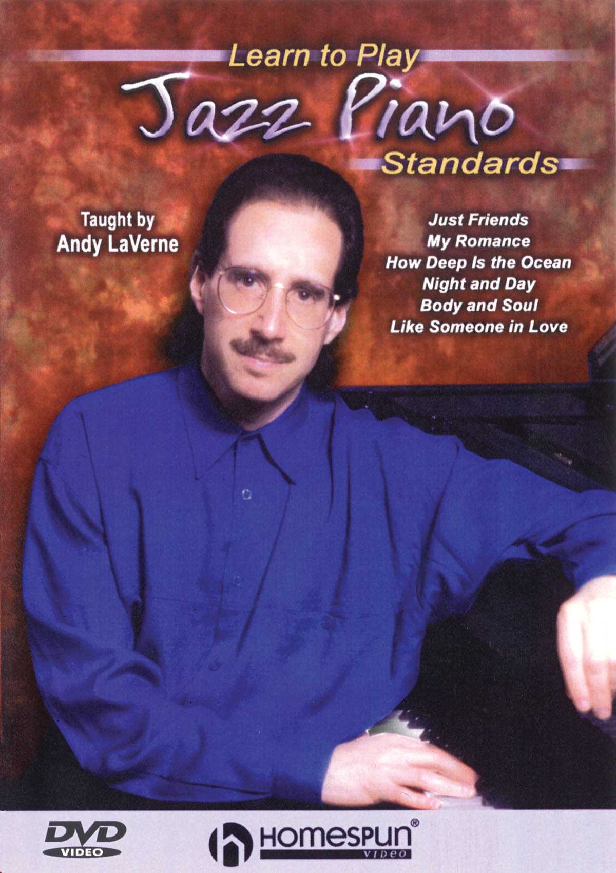 Homespun, DVD - Learn to Play Jazz Piano Standards