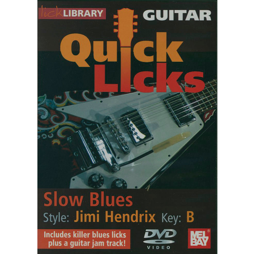 Other, DVD - Quick Licks for Guitar - Jimi Hendrix: Slow Blues Key of B