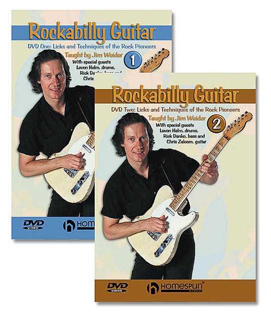 Homespun, DVD - Rockabilly Guitar: Two DVD Set - Licks & Techniques of the Rock Pioneers