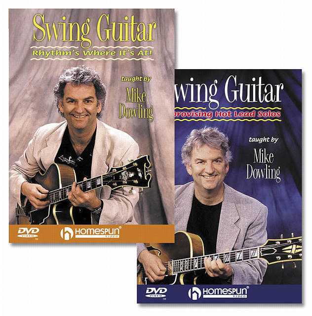 Homespun, DVD - Swing Guitar: Two DVD Set - Rhythm's Where It'S at & Improvising Hot Lead Solos