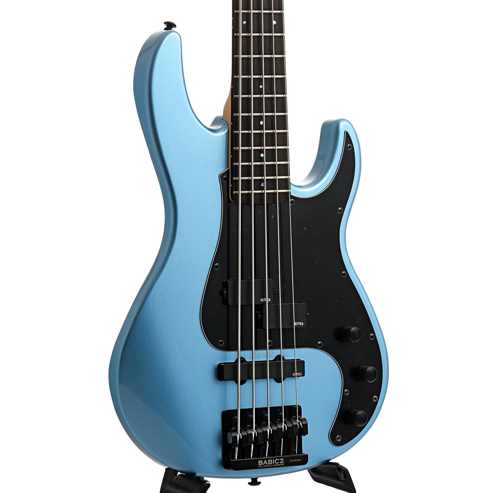 ESP, ESP LTD AP-5 5-String Bass, Pelham Blue