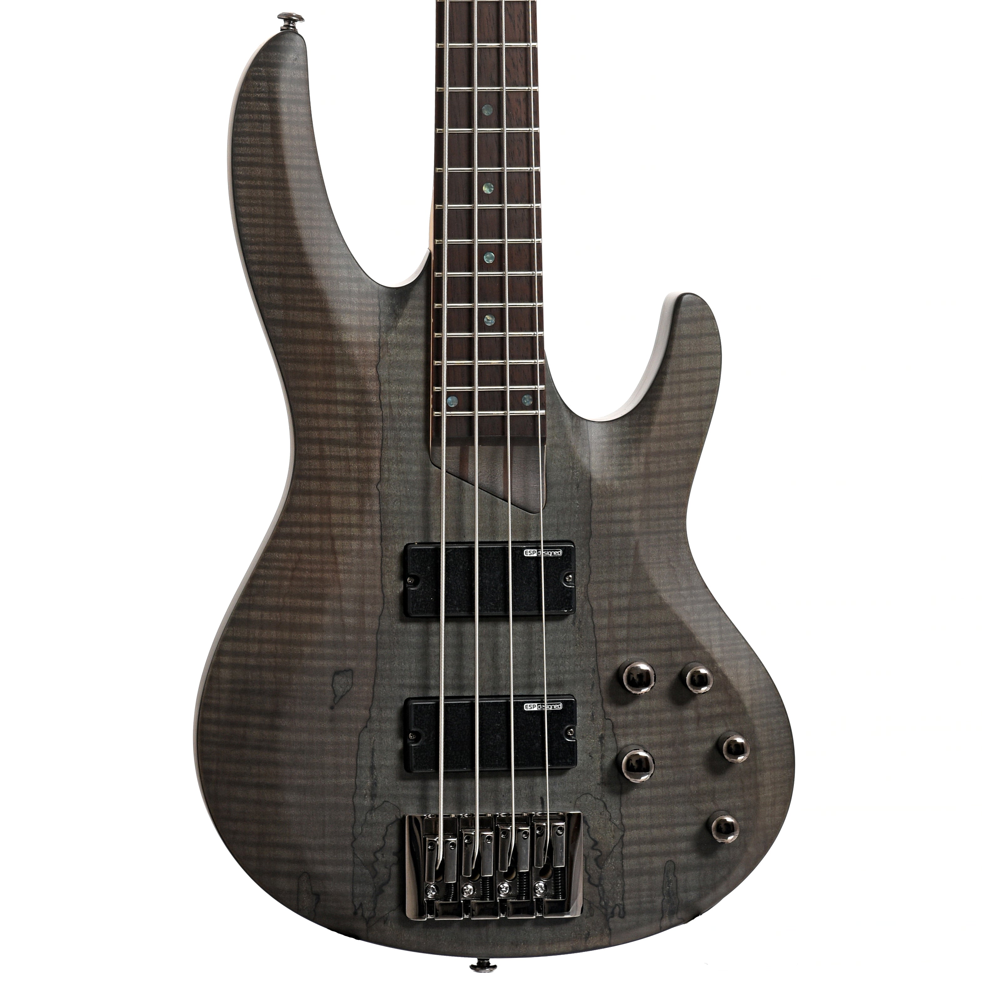 ESP, ESP LTD B-204SM See Thru Black Satin 4-String Bass