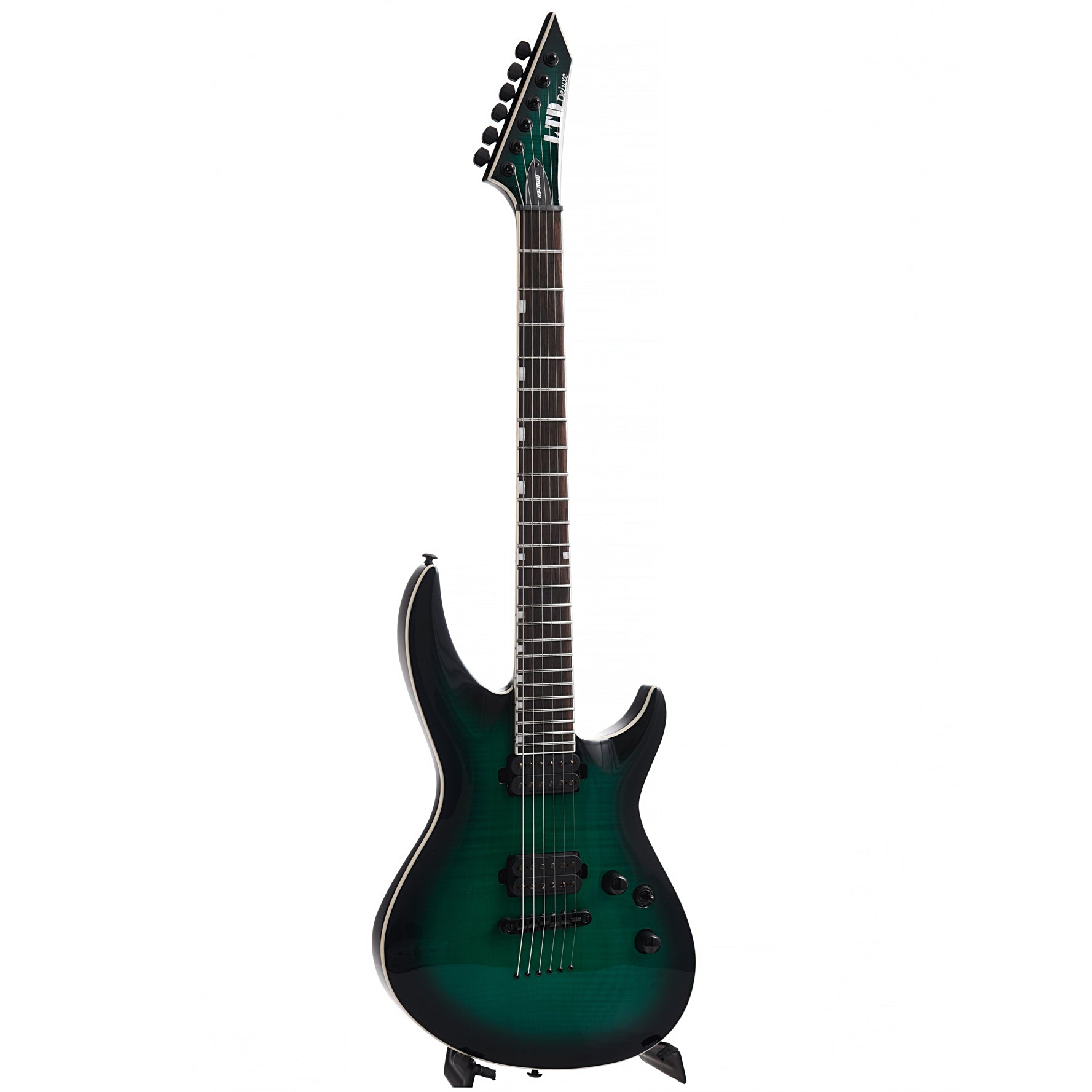 ESP, ESP LTD H3-1000 Electric Guitar, Black Turquoise Burst