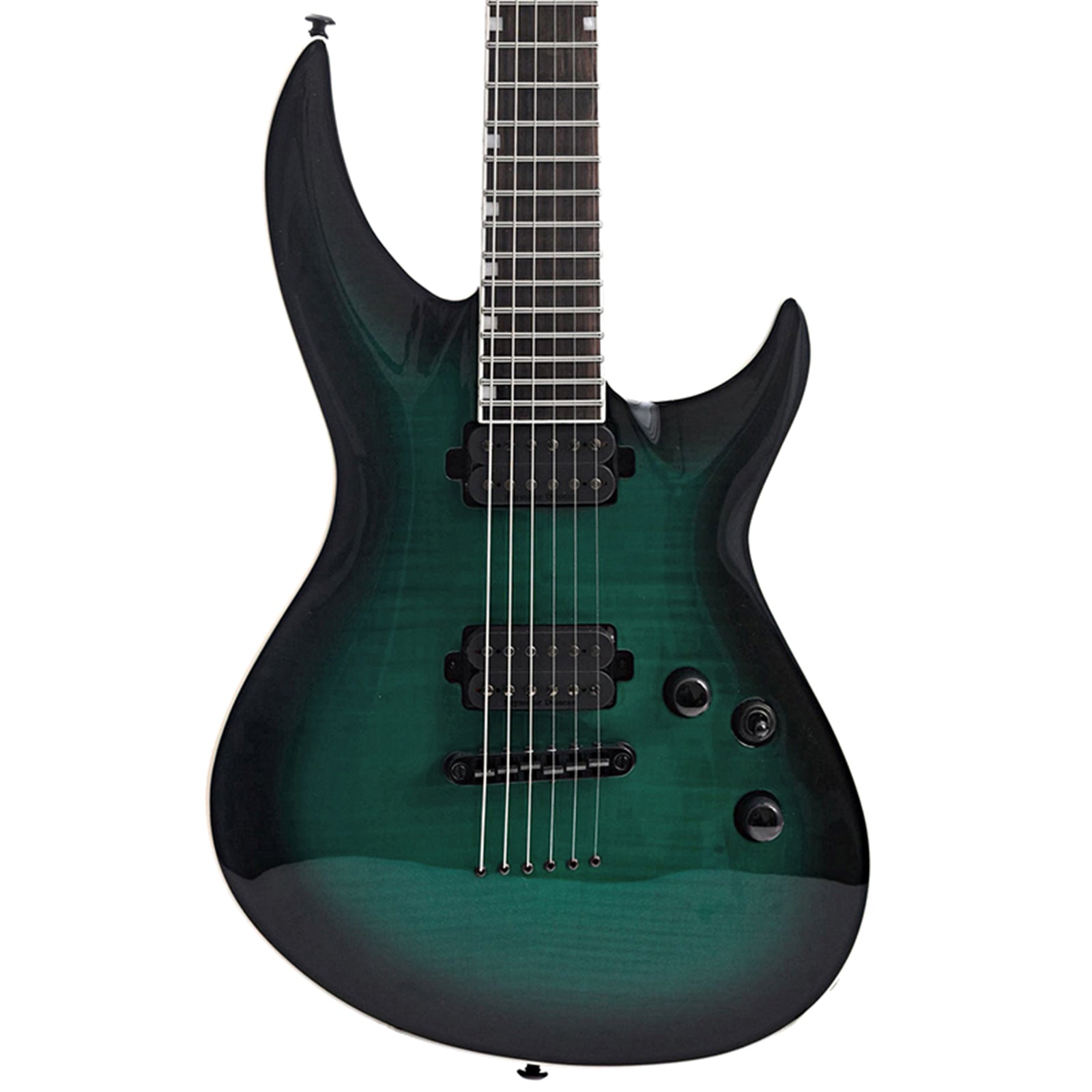 ESP, ESP LTD H3-1000 Electric Guitar, Black Turquoise Burst