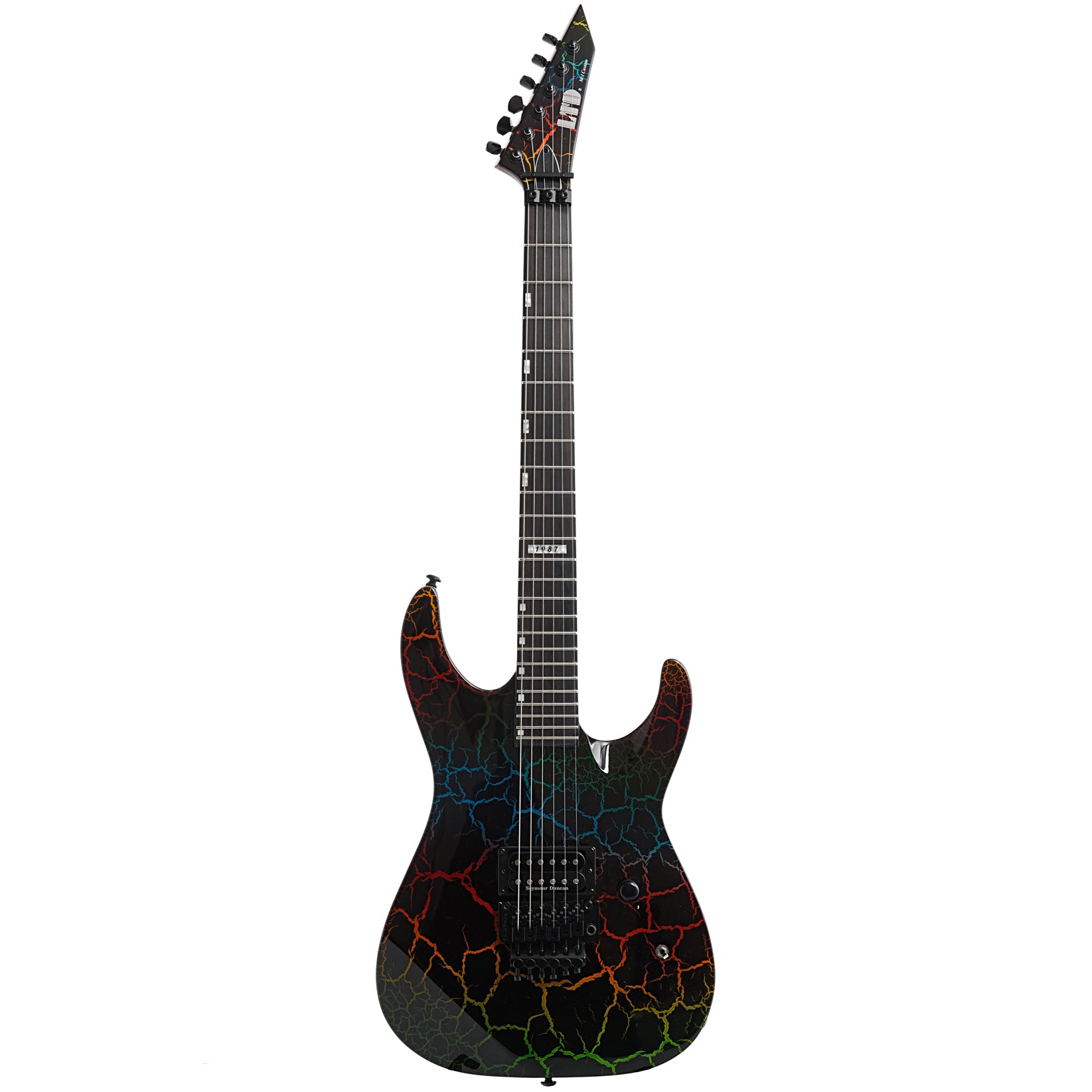 ESP, ESP LTD M-1 Custom '87 Rainbow Crackle Electric Guitar