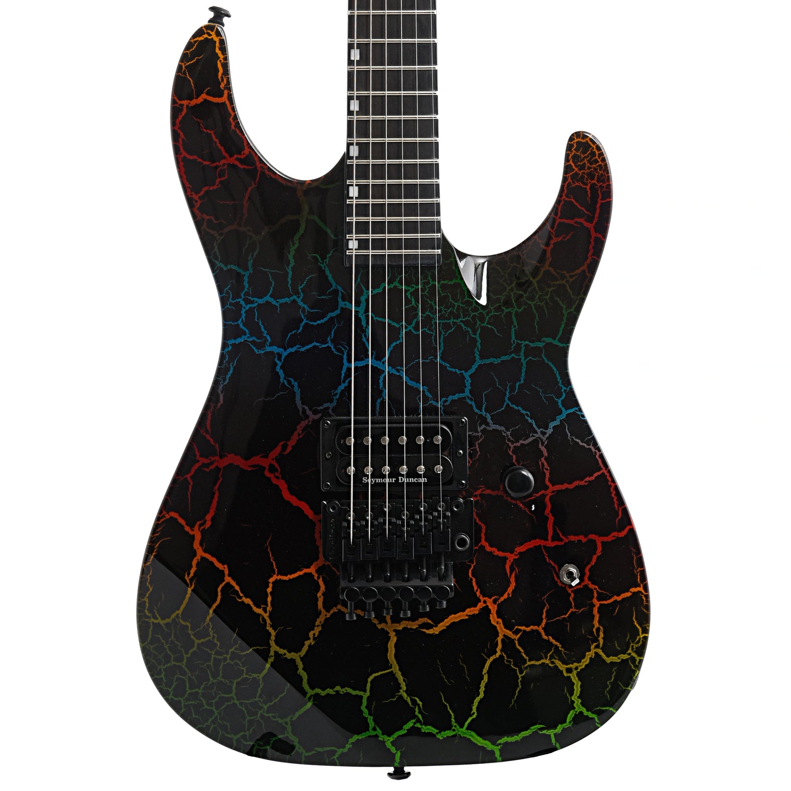 ESP, ESP LTD M-1 Custom '87 Rainbow Crackle Electric Guitar