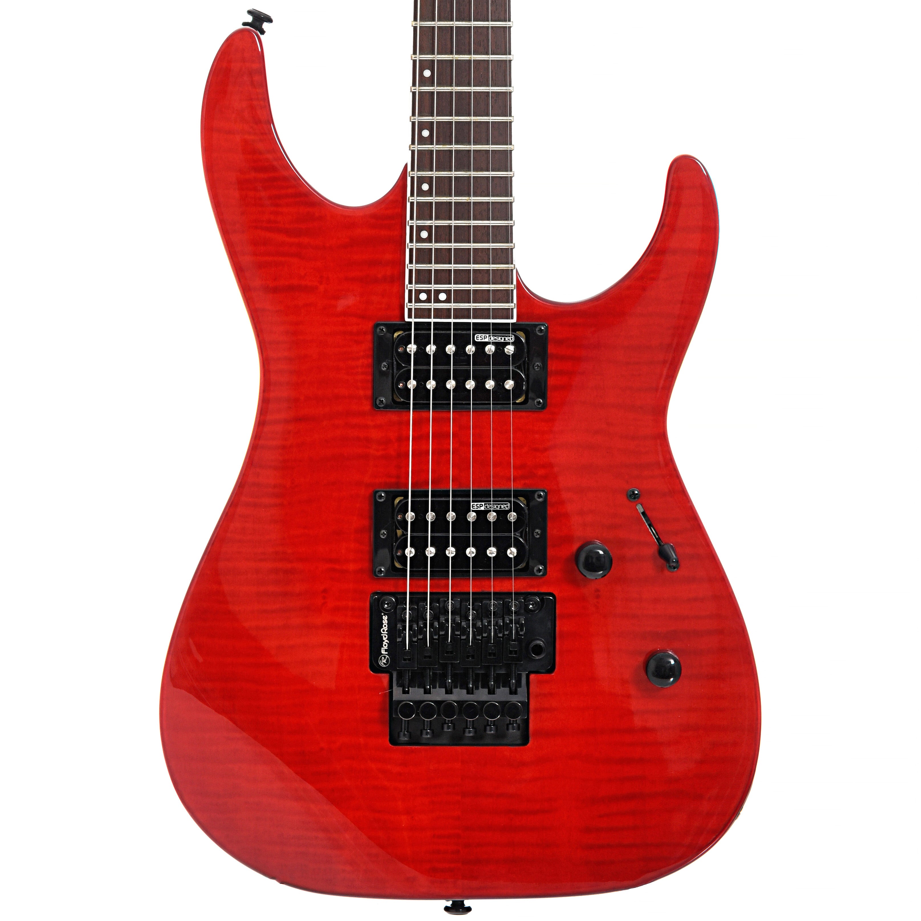 ESP, ESP LTD M-200FM Electric Guitar, See Thru Red