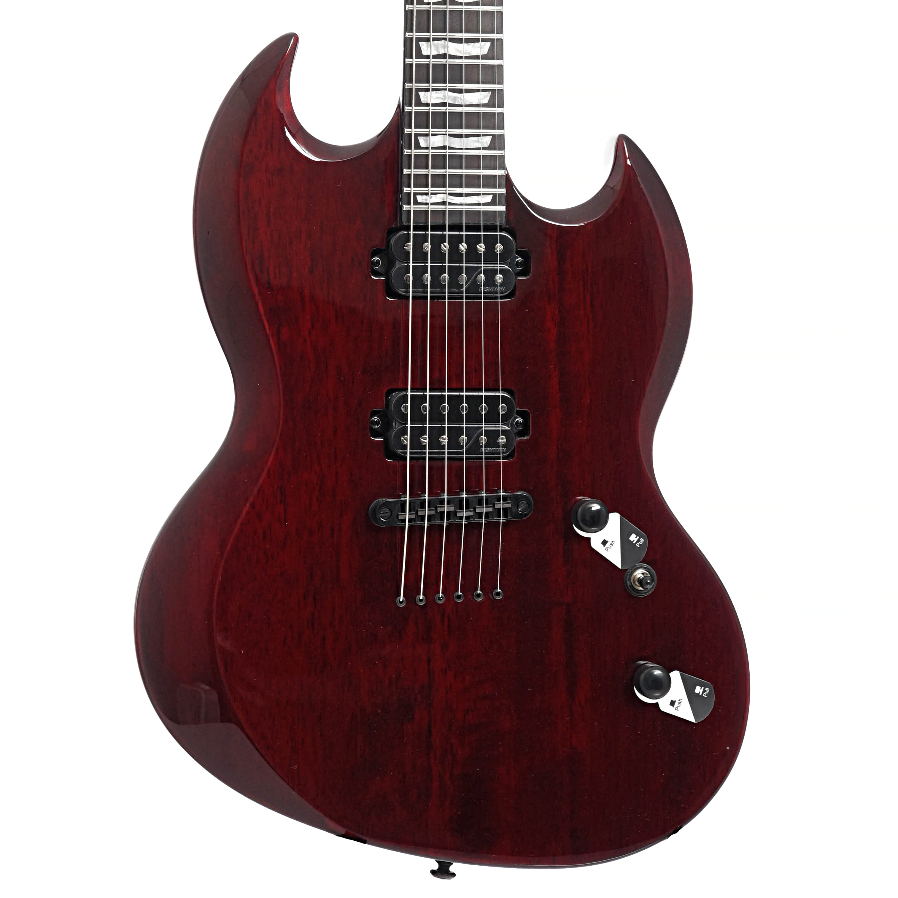 ESP, ESP LTD Viper-1000 Electric Guitar, See Thru Black Cherry