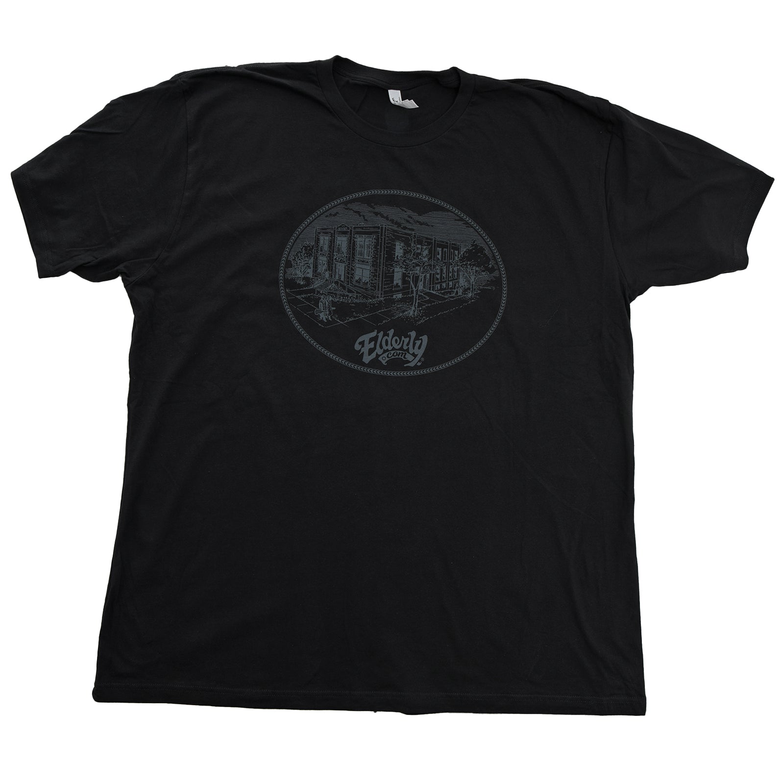 Elderly Instruments, Elderly Instruments Building Shirt, Black (Various Sizes)