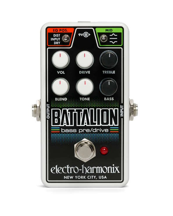 Electro Harmonix, Electro Harmonix Nano Battalion Bass Preamp & Overdrive Pedal