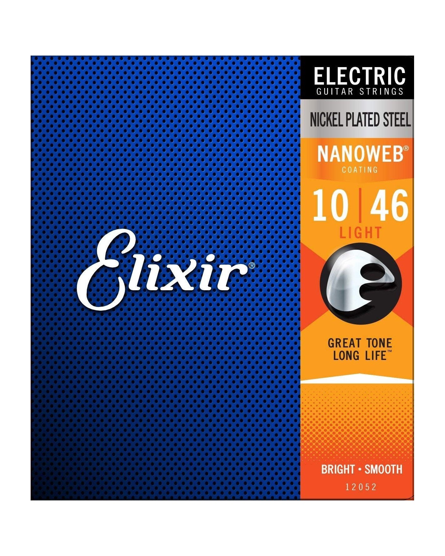 Elixir, Elixir 12052 Nickel Nanoweb Light Gauge 6-String Electric Guitar Strings
