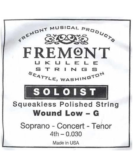 Fremont, FREMONT SOLOIST UKULELE SINGLE STRING, LOW G  (for S, C & T)