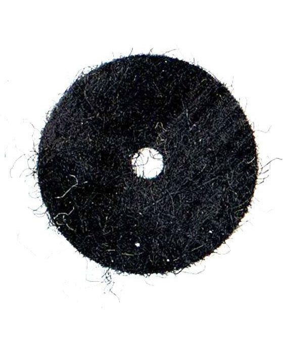 Other, Felt Strap Button Washer, Black, Sold Singly