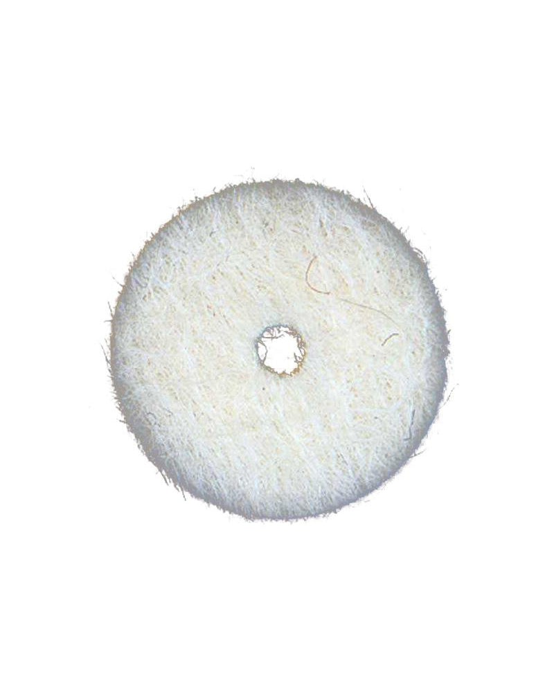 Other, Felt Strap Button Washer, White, Sold Singly