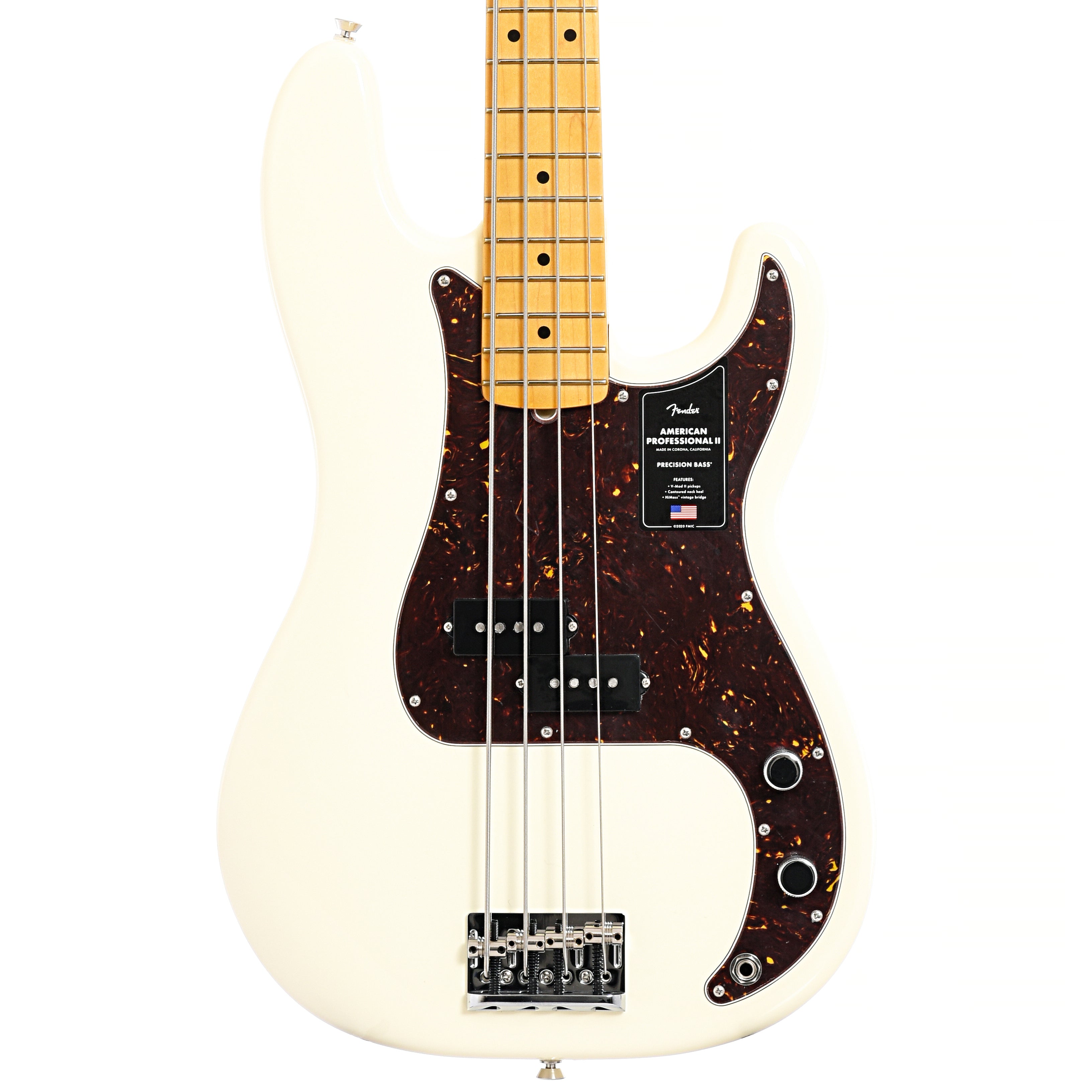 Fender, Fender American Professional II Precision Bass, Olympic White