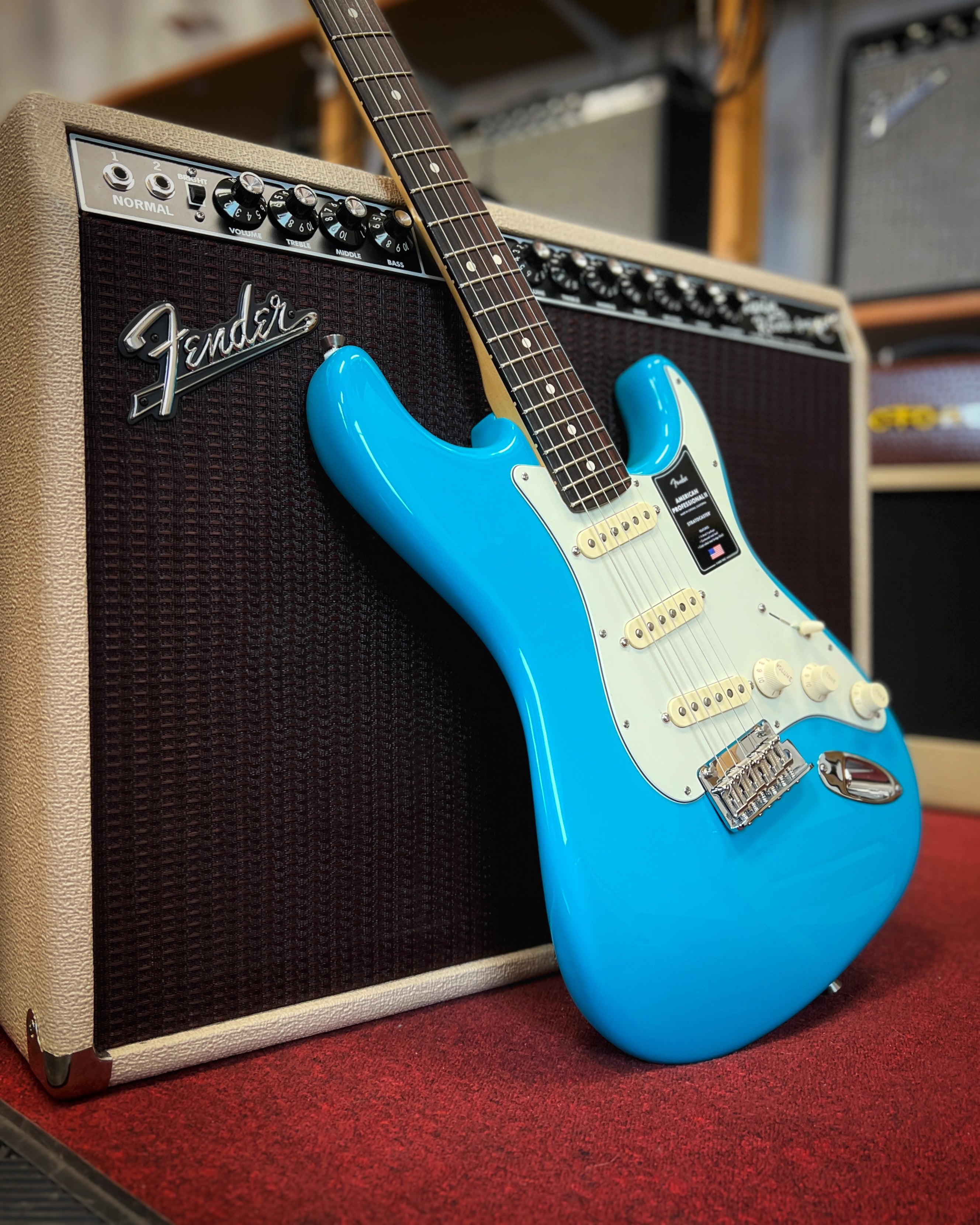 Fender, Fender American Professional II Stratocaster, Miami Blue