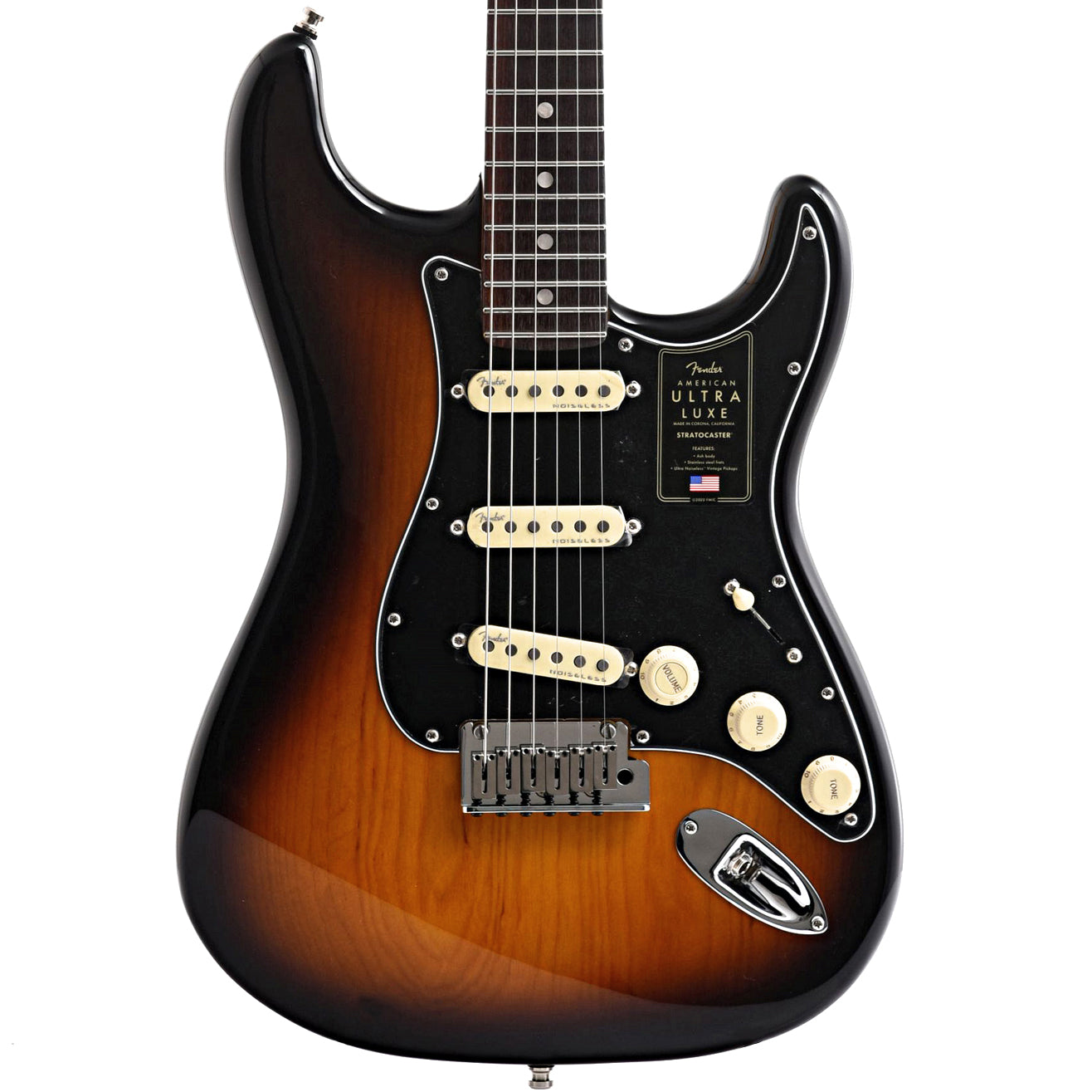 Fender, Fender American Ultra Luxe Stratocaster, 2-Color Sunburst