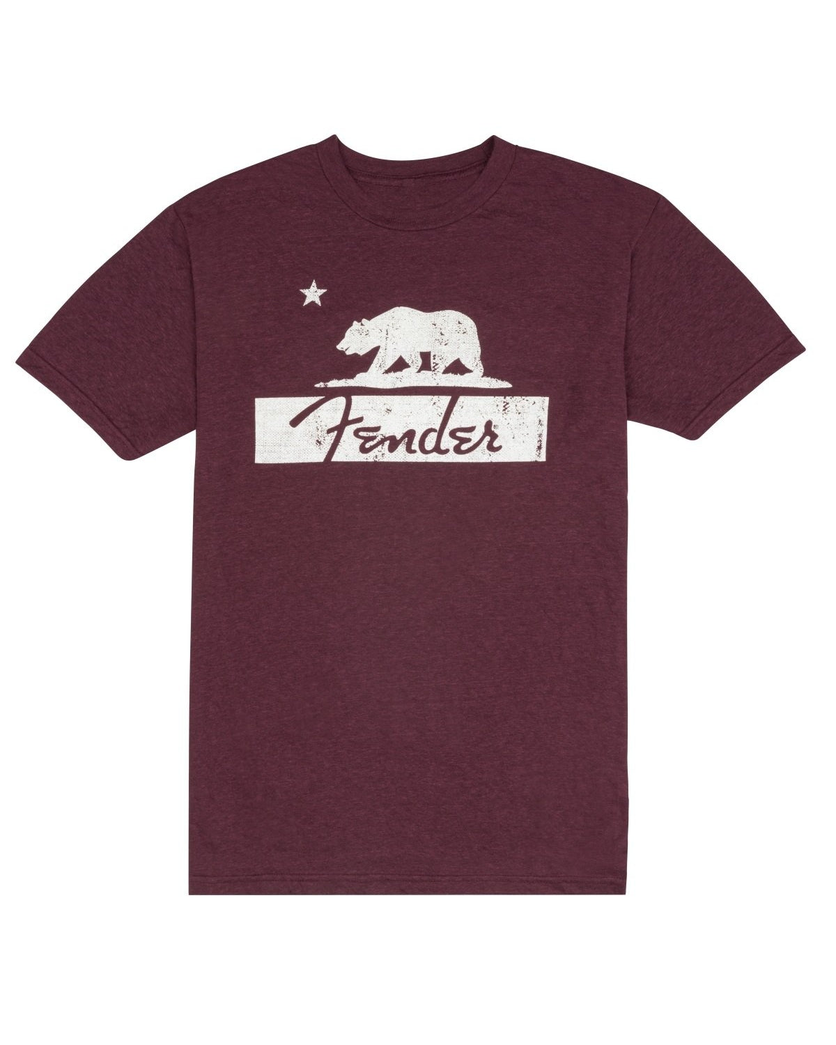 Fender, Fender Burgundy Bear T-Shirt, Small