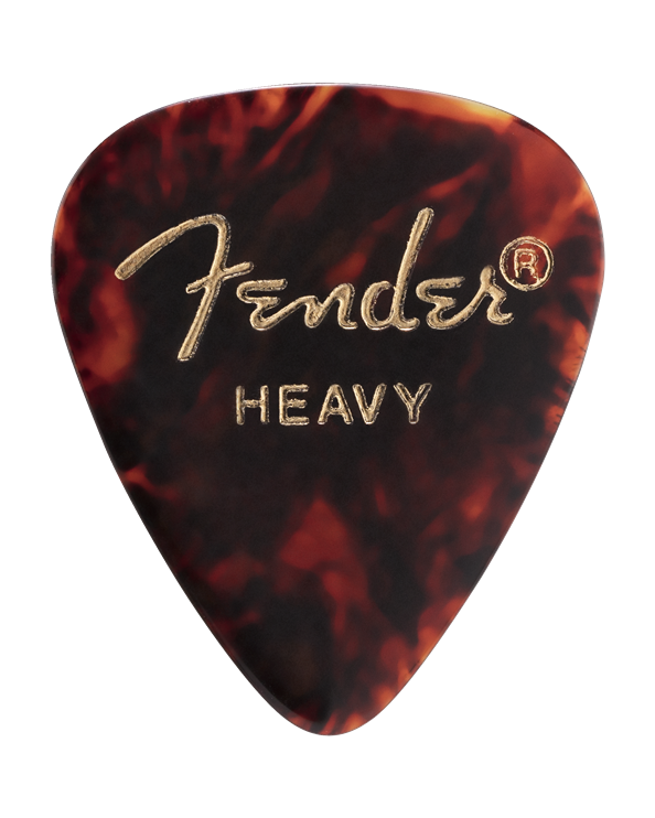 Fender, Fender Classic Celluloid Pick, Heavy Gauge, 12 Pack