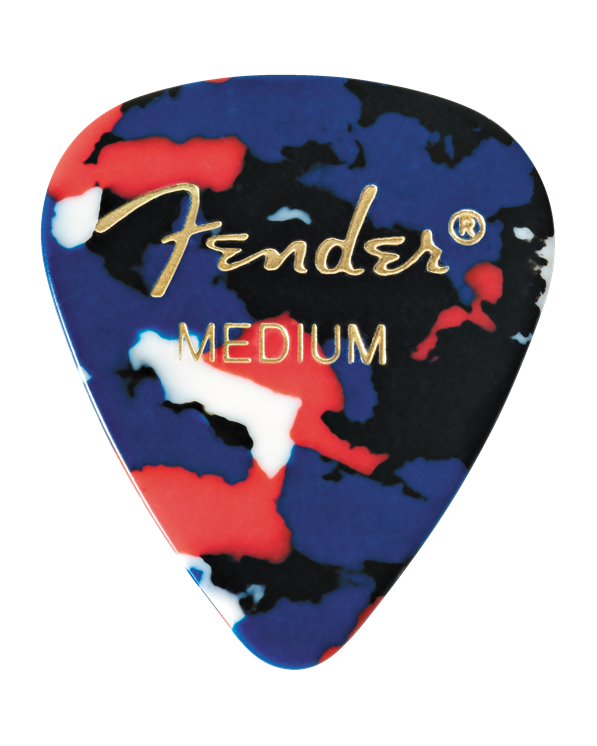 Fender, Fender Classic Celluloid Pick, Medium Gauge, 12 Pack