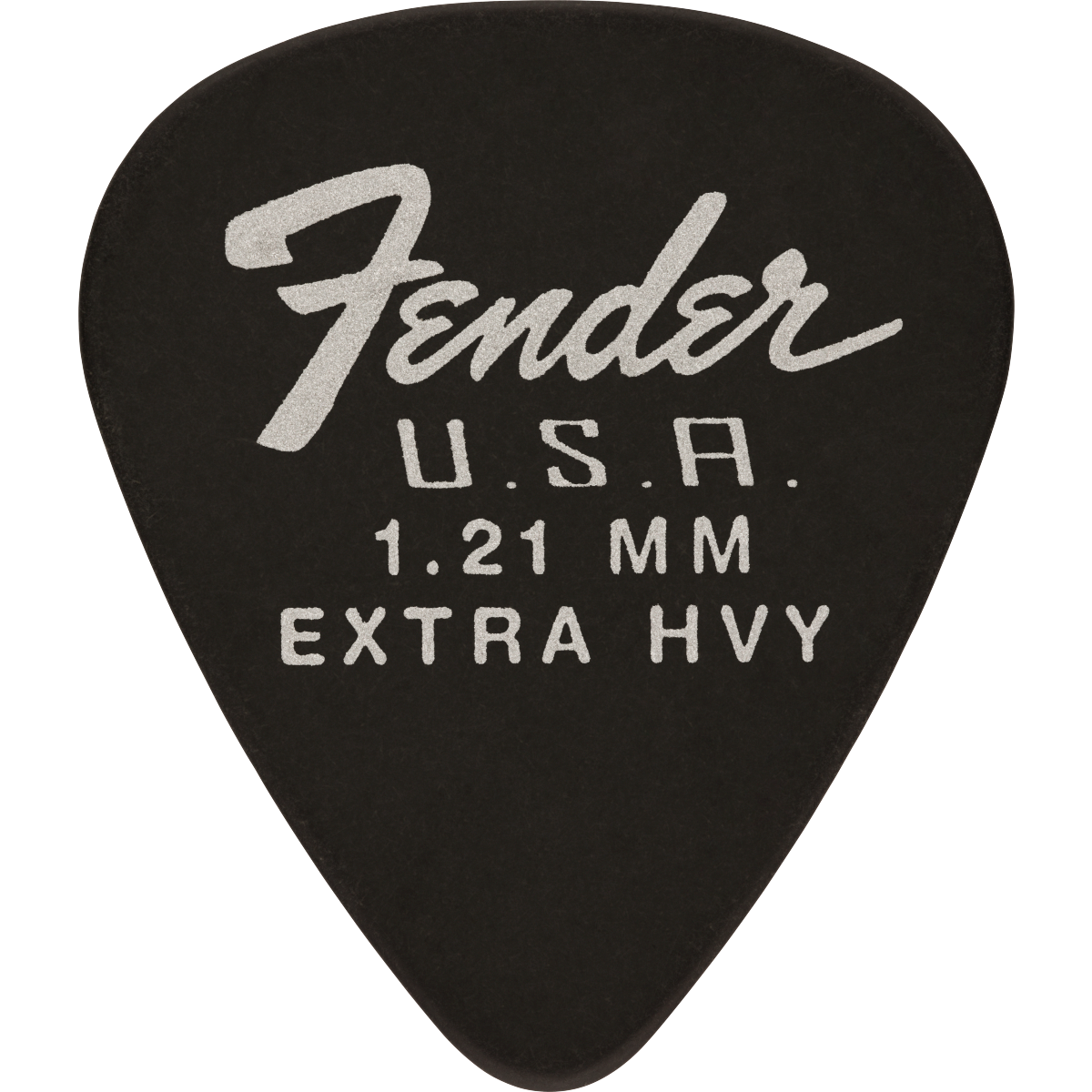 Fender, Fender Dura-Tone Delrin Picks, 351 Shape, Extra Heavy, 12-Pack, Black