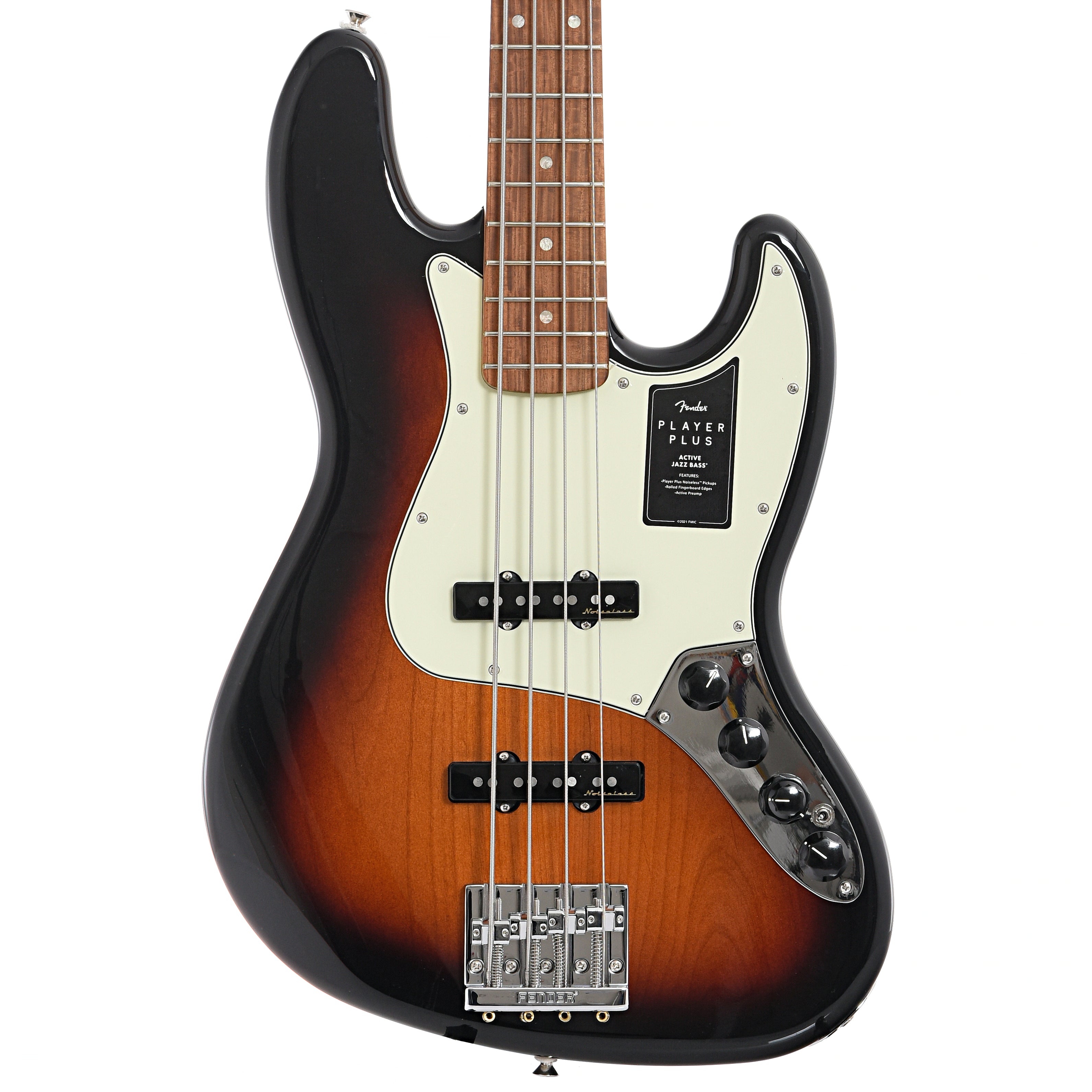 Fender, Fender Player Plus Jazz Bass, 3-Color Sunburst