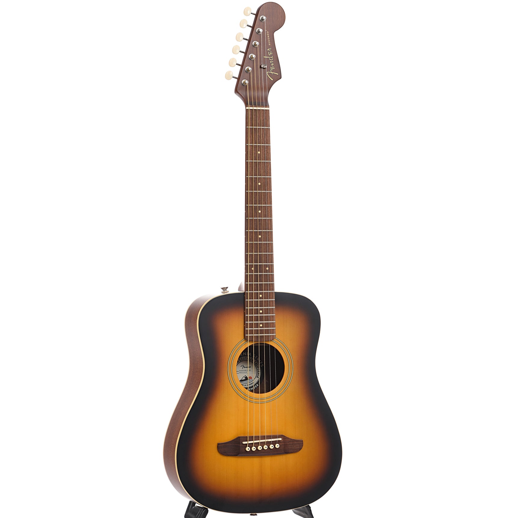 Fender, Fender Redondo Mini Acoustic Guitar, Sunburst