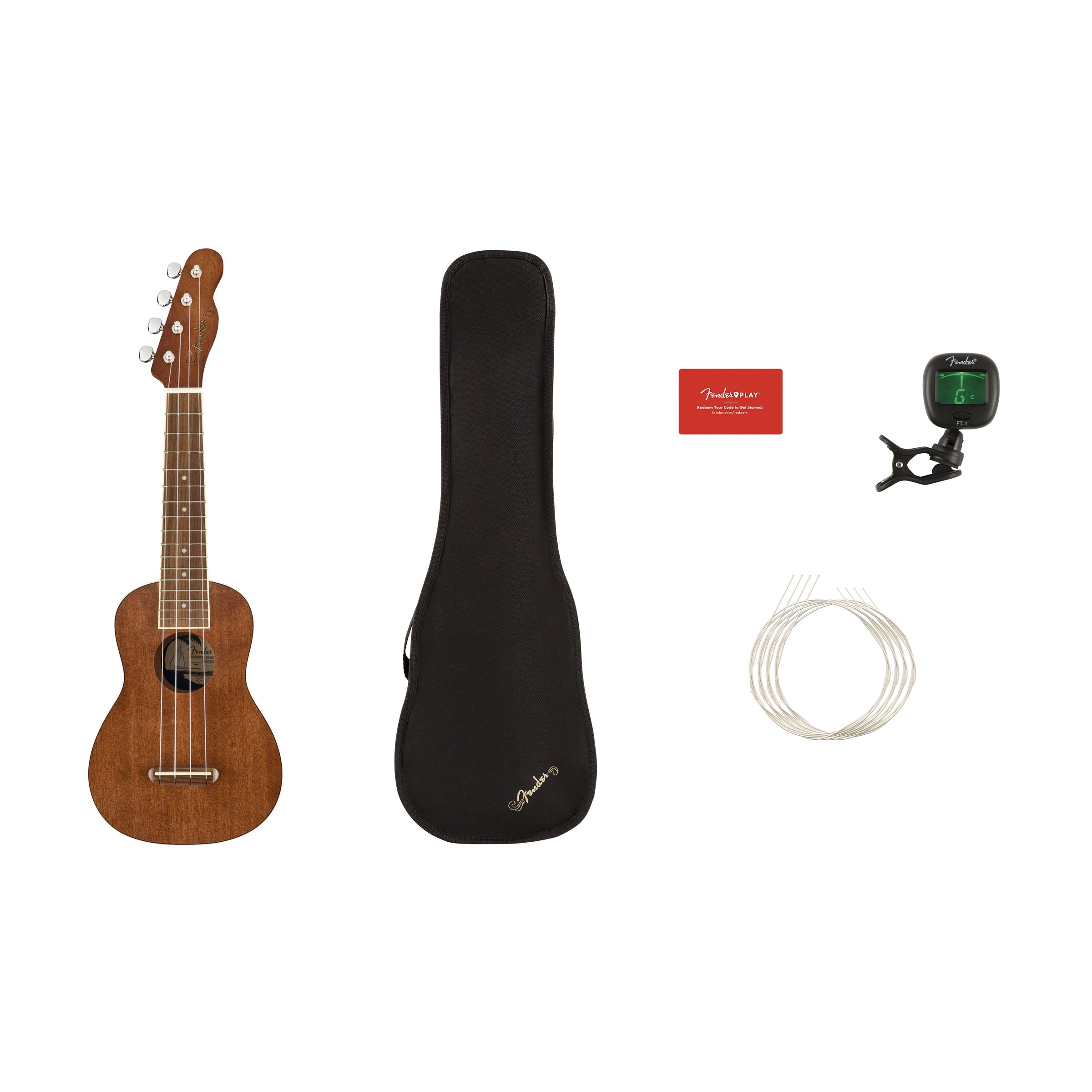 Fender, Fender Seaside Soprano Ukulele Pack