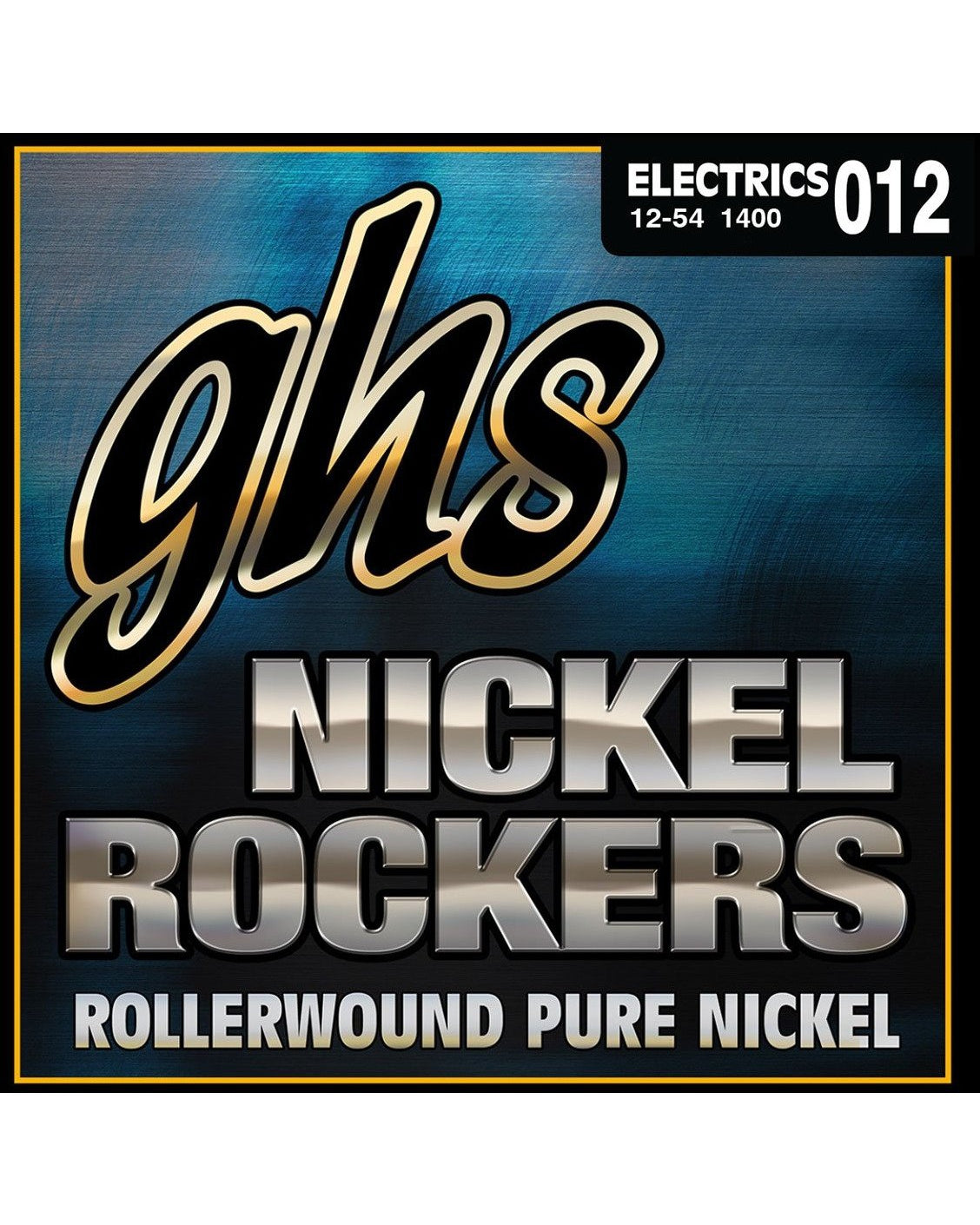 GHS, GHS 1400 Pure Nickel Rollerwound Medium Light Electric Guitar Strings