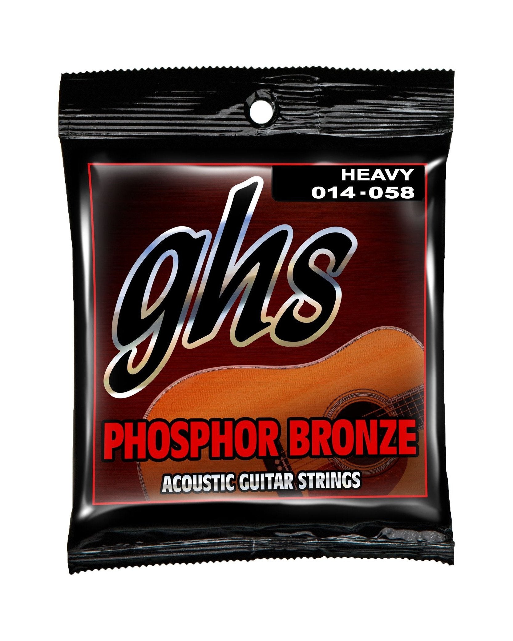 GHS, GHS 340 Phosphor Bronze Heavy Gauge Acoustic Guitar Strings