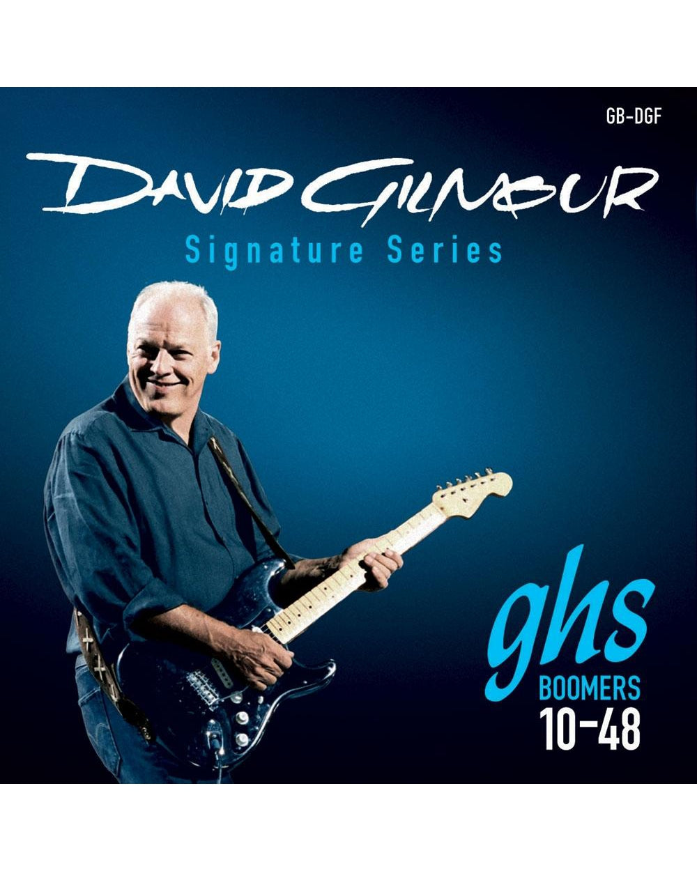 GHS, GHS Boomers GB-DGF David Gilmour Blue Signature Nickel-Plated Electric Guitar Strings