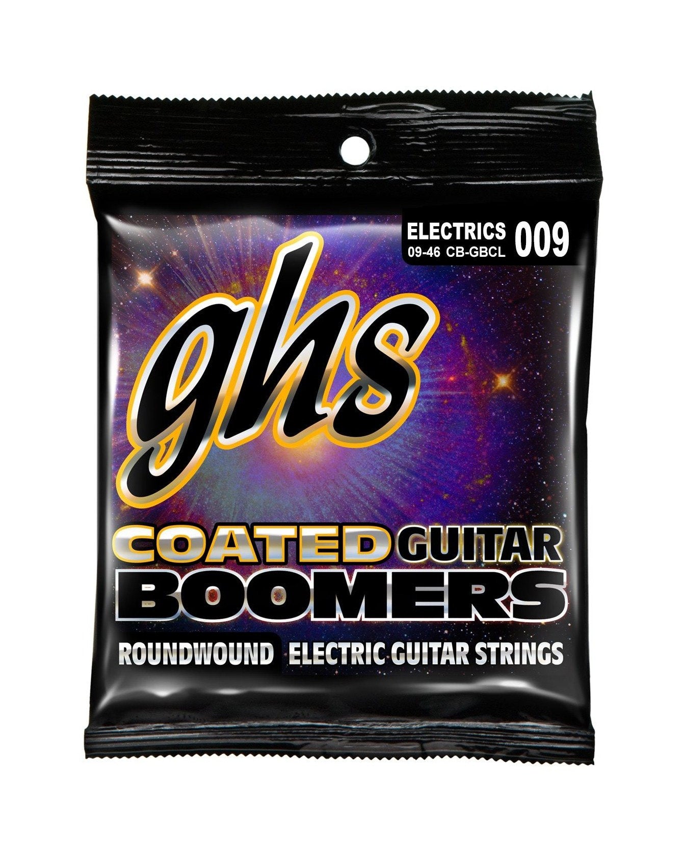 GHS, GHS CB-GBCL Coated Boomers Nickel-Plated Steel Custom Light Gauge Electric Guitar Strings