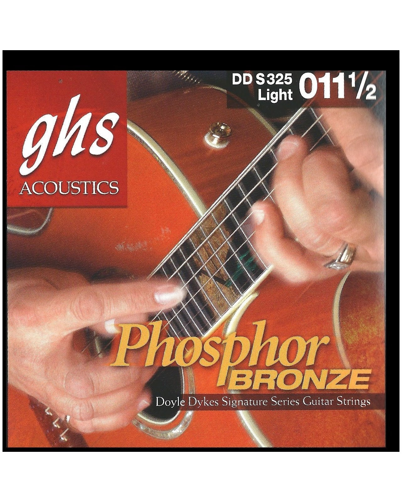 GHS, GHS DDS325 Doyle Dykes Signature Series Phosphor Bronze Light Gauge Guitar Strings