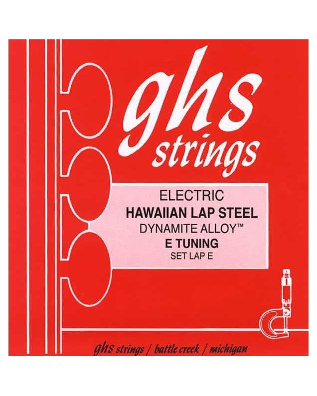 GHS, GHS Lap-E Nickel Plated Steel Electric Hawaiian Lap Steel E Tuning Strings