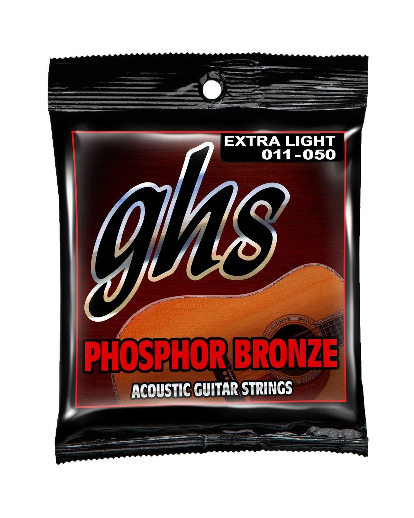 GHS, GHS S315 Phosphor Bronze Extra Light Gauge Acoustic Guitar Strings