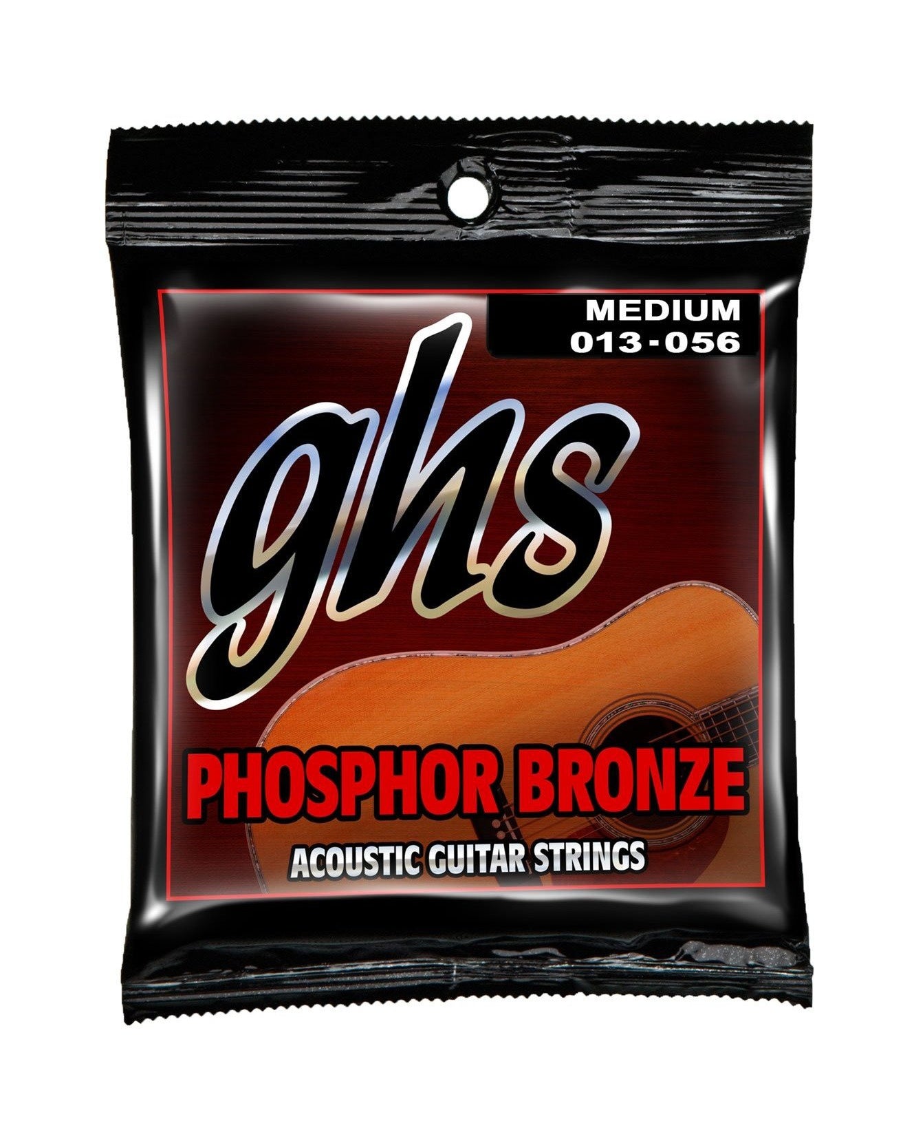 GHS, GHS S335 Phosphor Bronze Medium Gauge Acoustic Guitar Strings