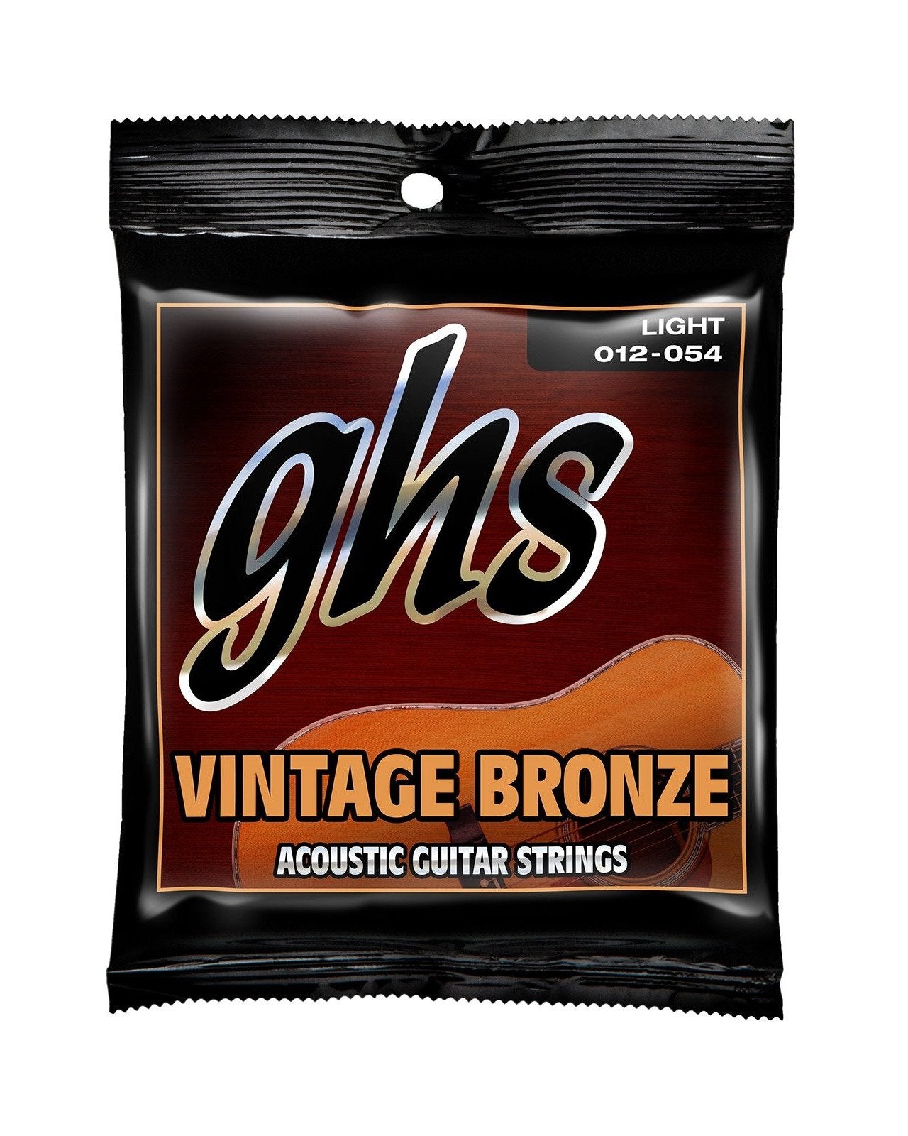 GHS, GHS VN-L 85/15 Vintage Bronze Light Gauge Acoustic Guitar Strings