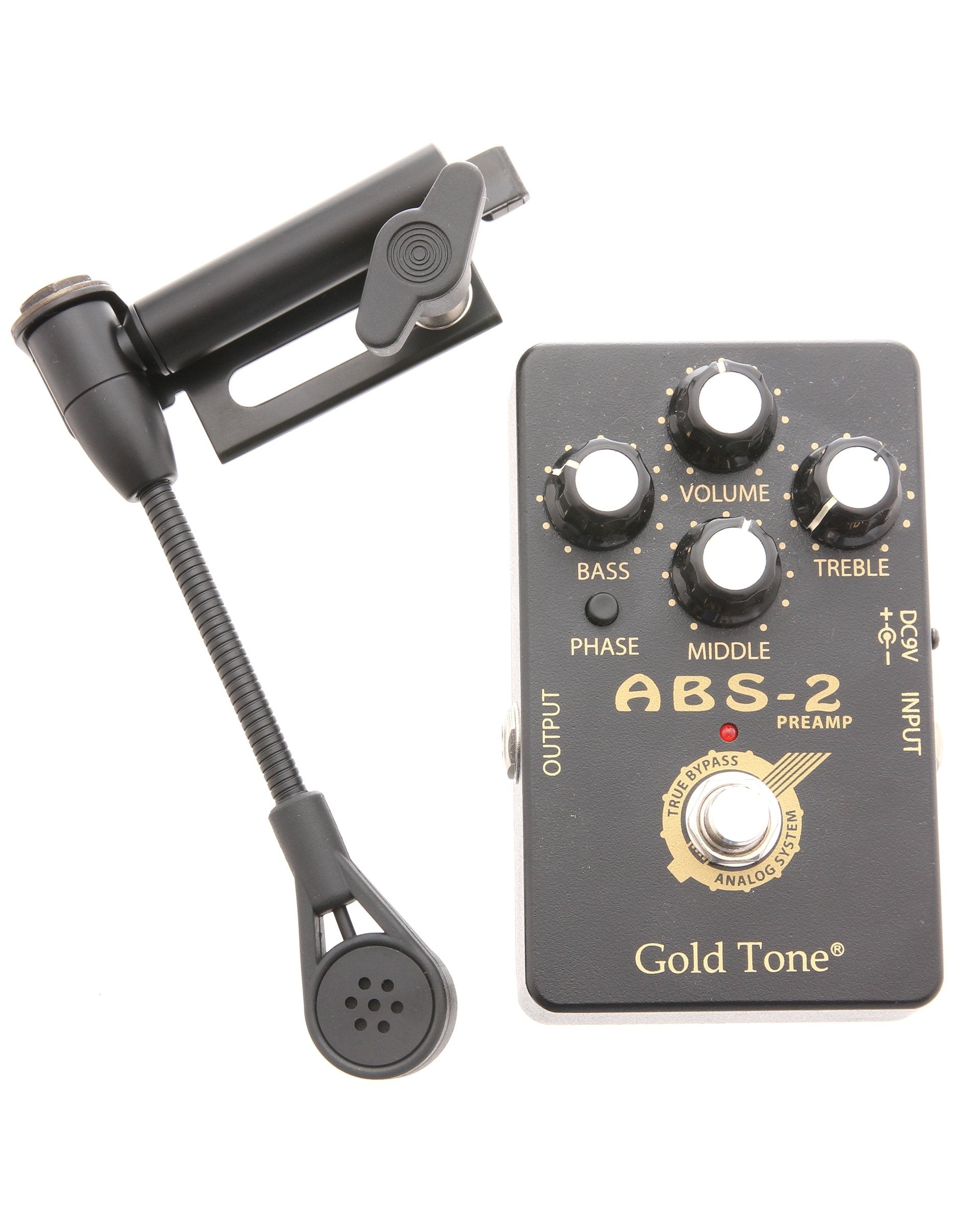 Gold Tone, Gold Tone ABS-D Dynamic Mic System for Banjo or Resophonic Guitar