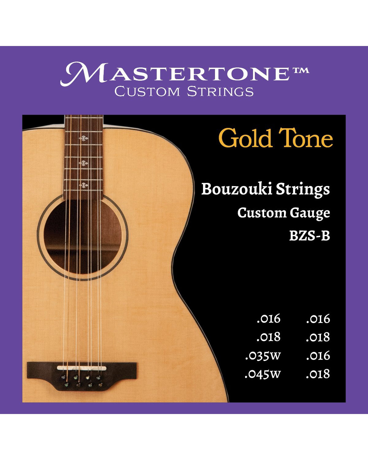 Gold Tone, Gold Tone Bouzouki Strings - Ball End