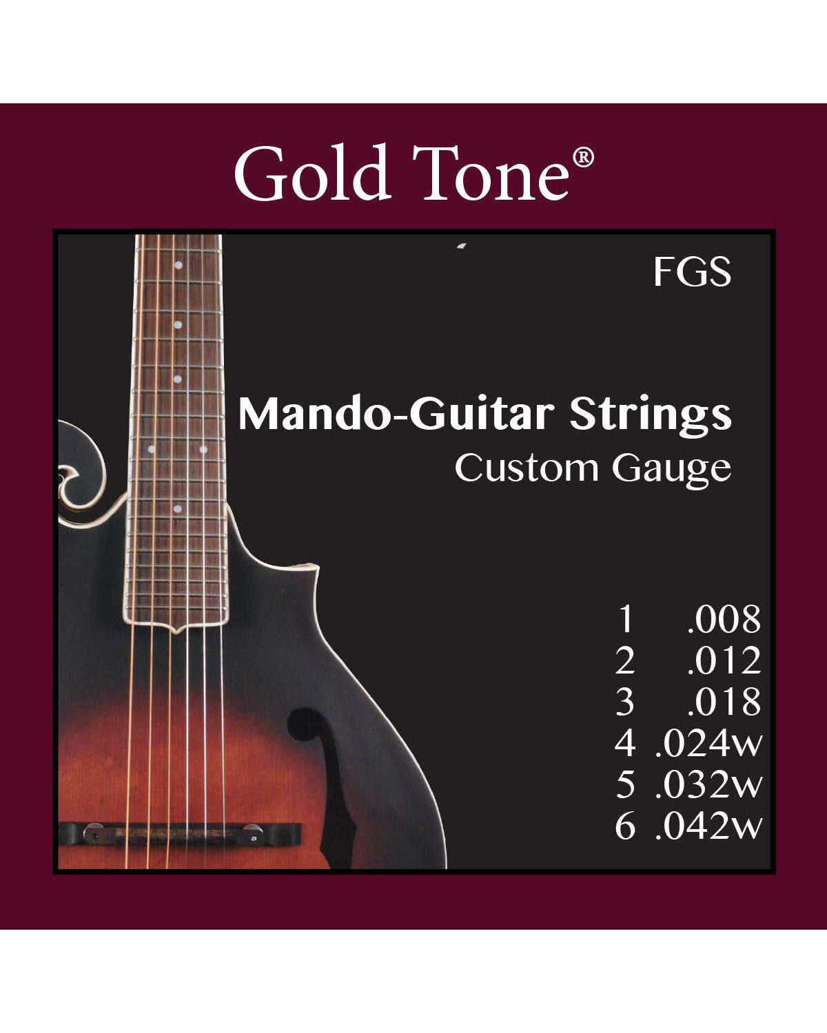 Gold Tone, Gold Tone FGS String Set, for F-6 & A-6 Manditar