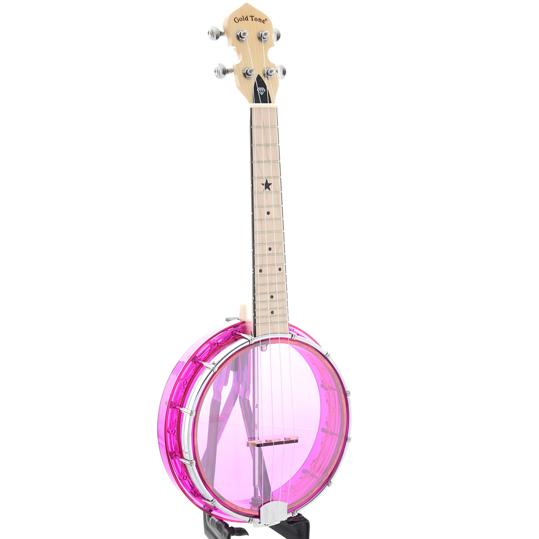 Gold Tone, Gold Tone Little Gem Banjo Ukulele & Gigbag, Amethyst (purple)